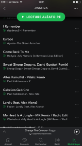 Playlist Jogging